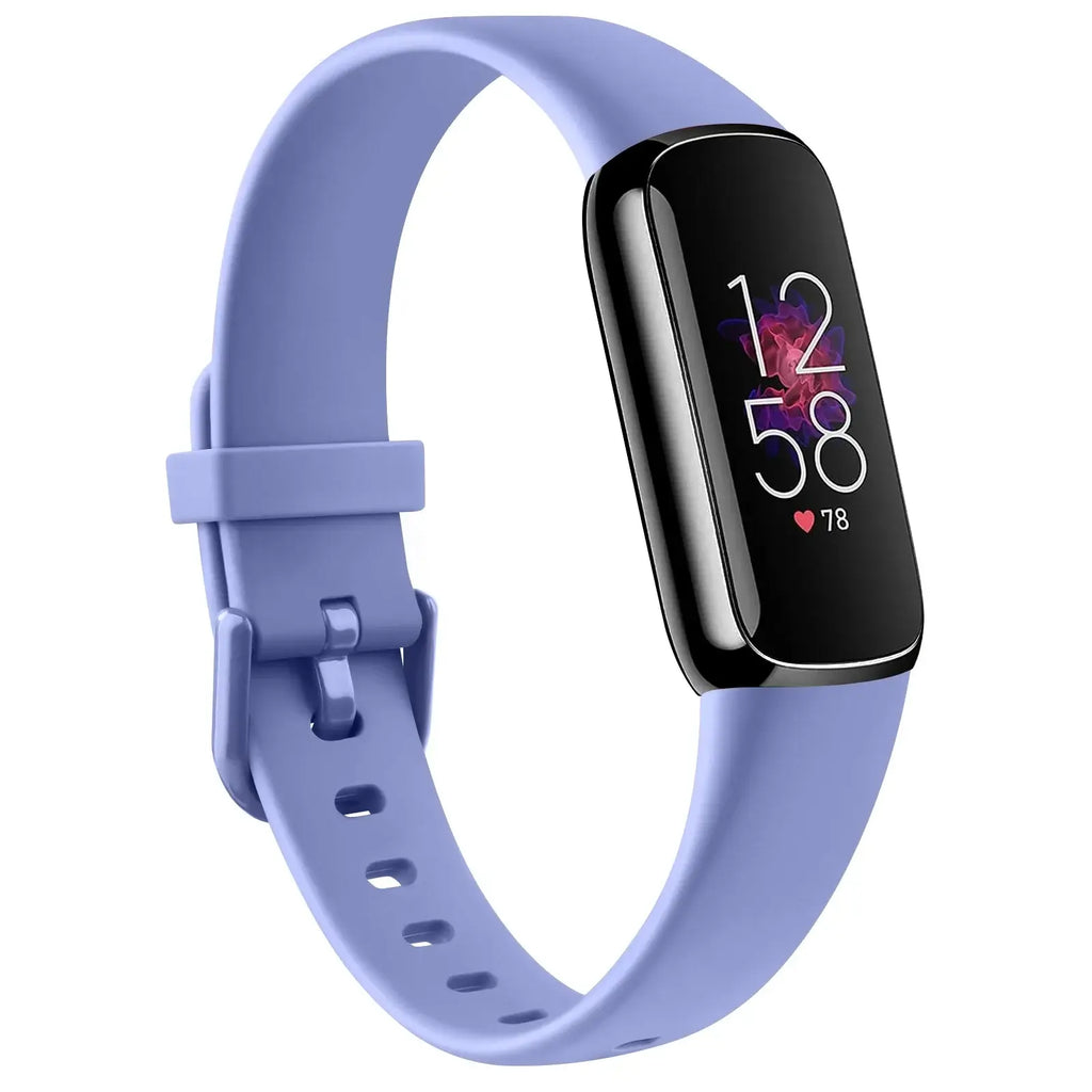Fitbit Luxe Silicone Band - Soft Waterproof Comfortable Strap - SJB-DIAMOND ELITES