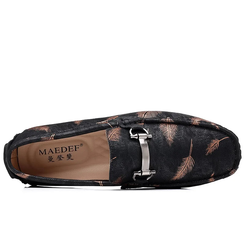 MAEDEF Men‘s High Quality Slip on Loafers 2024 Classics Fashion Leather Casual Male Shoe Comfortable Outdoor Driving Flats Shoes Lootquake LLC