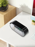 Wireless Bluetooth speaker, mini design with multiple functions as a clock, outdoor version subwoofer is powerful Lootquake LLC