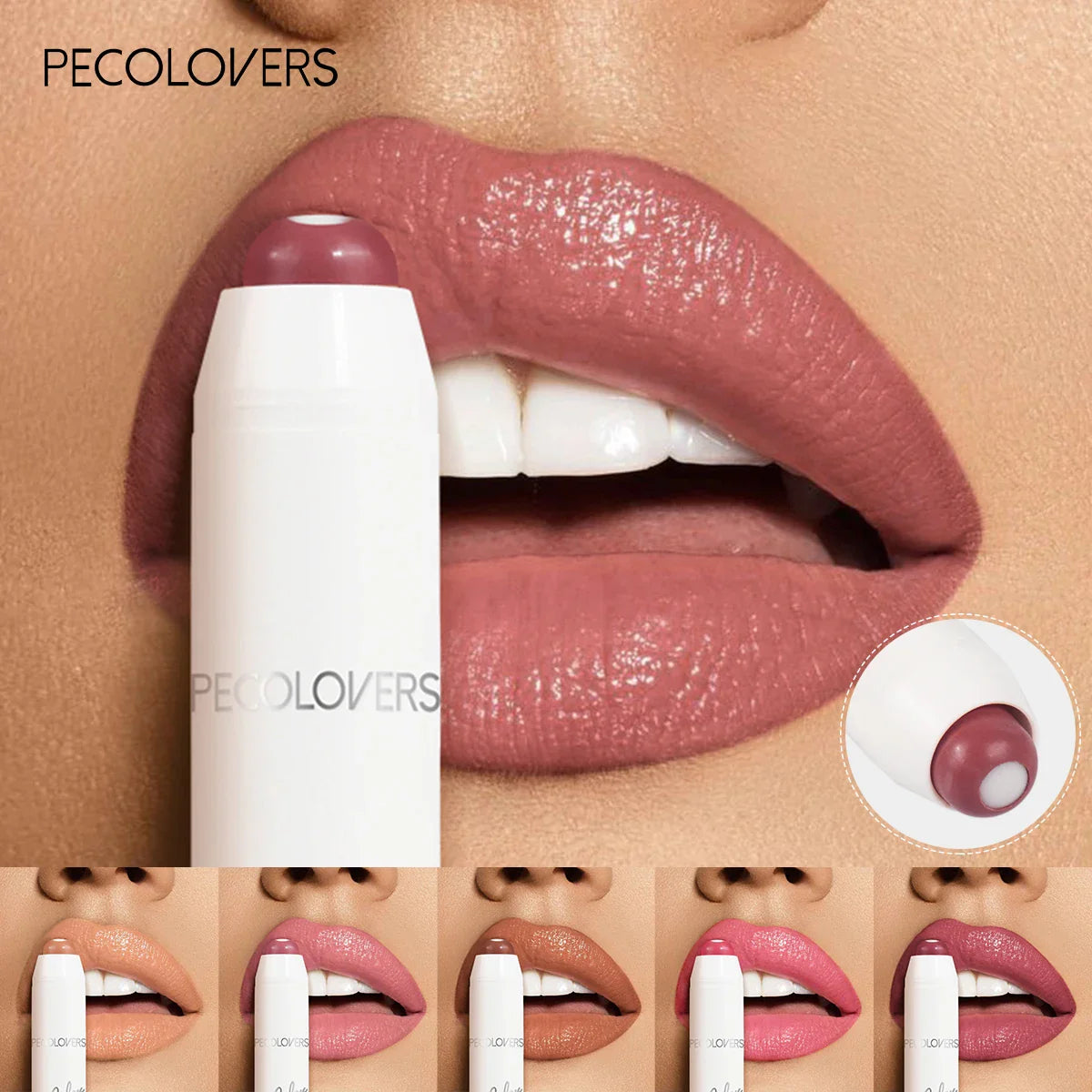 6 Color Crayon Lipstick, Moisturizing Lipstick Long Lasting, Waterproof, Smooth, Sunscreen, Rich Effect Lootquake LLC