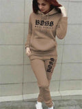 Women's Luxury Hoodie & Sweatpant Tracksuit THRIXINE