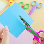 6pcs/Set Scissors Wavy Pattern Paper Cutter DIY Handmade Tools Paper Craft Kawaii Card Photo Scissors Kids Gifts Office Supplies Lootquake LLC