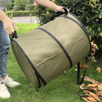 Garbage Storage Trash Bag Portable Collapsible Pop Up Garden Leaf Trash Can Flowers And For Garden Camping Grass Bin Lootquake LLC