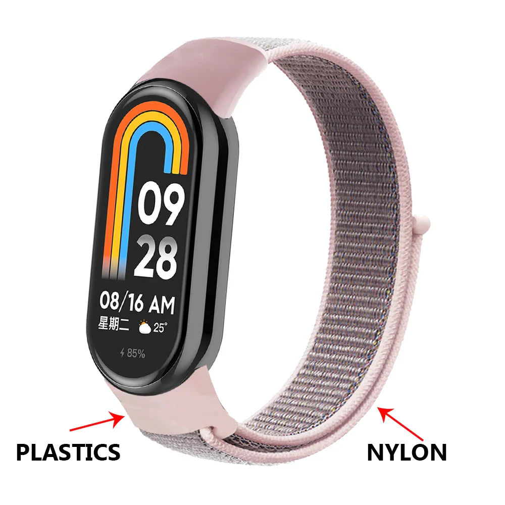 Nylon Loop for xiaomi Mi Band 9 8 Strap NFC SmartWatch Wristband Correa Replacement sport pulsera for Miband 7 6 5 4 3 Bracelet Lootquake LLC