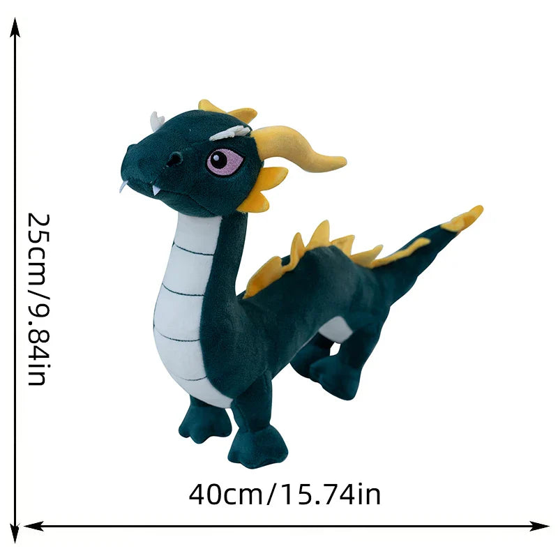 Cute Green Dragon Plush Toy, Stuffed Animal Dinosaur Doll, Christmas Halloween Thanksgiving Day Easter New Year Gift Lootquake LLC