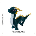 Cute Green Dragon Plush Toy, Stuffed Animal Dinosaur Doll, Christmas Halloween Thanksgiving Day Easter New Year Gift Lootquake LLC
