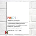 Abstract Pride Art Canvas Print Wall Decor LGBT Home Art Pi-Mart