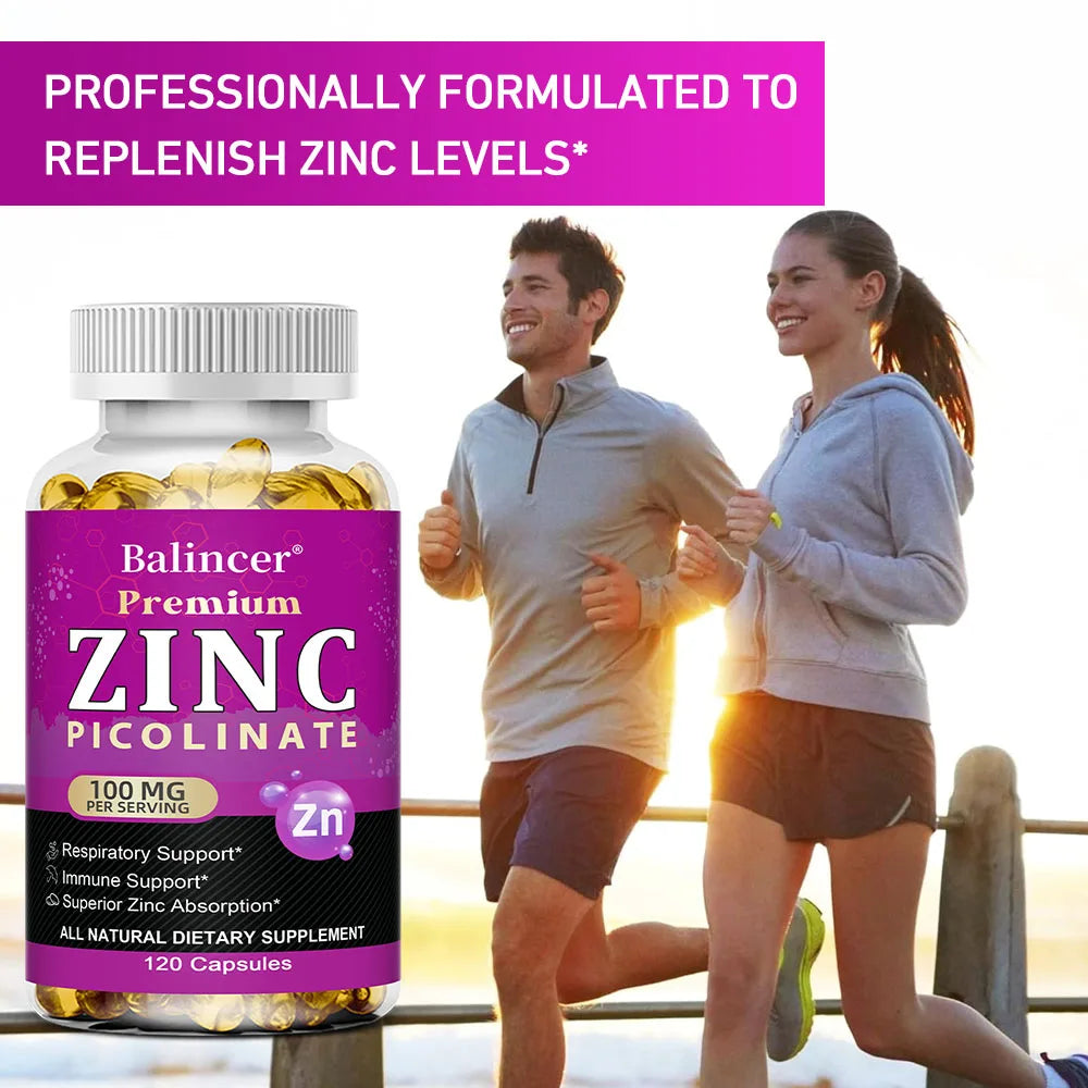 ZincBoost 100: Immune, Sleep & Energy Support Capsules THRIXINE