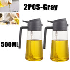 200/300/500ml Oil Spray Bottle BBQ Cooking Olive Oil Sprayer Plastic Baking Oil