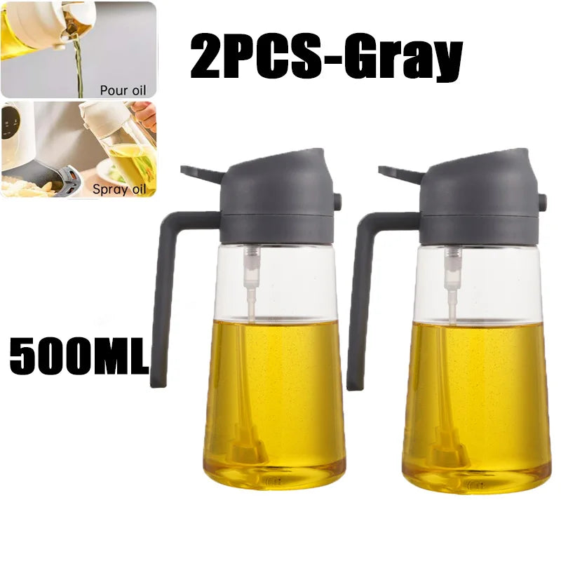 200/300/500ml Oil Spray Bottle BBQ Cooking Olive Oil Sprayer Plastic Baking Oil
