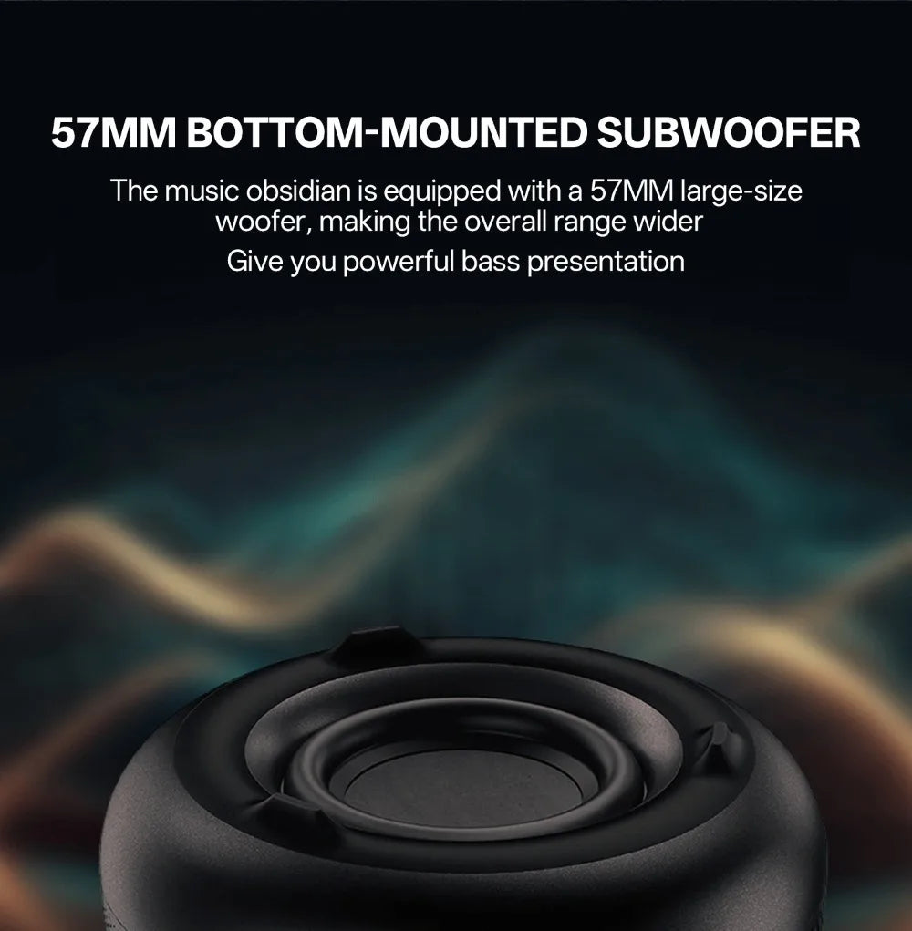 Portable Bluetooth 5.3 Breathing Lamp Speakers 3D Hi-Fi  Audio Subwoofer Outdoor Loudspeaker Music Surround Bass Box Speaker Lootquake LLC