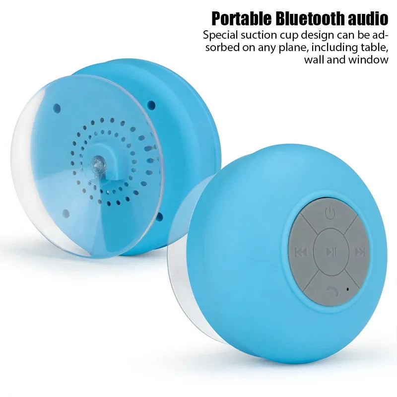 Wireless Bluetooth Speaker Audio Waterproof Easy-Access Control Buttons Music Player for Office Car Home Shower Lootquake LLC