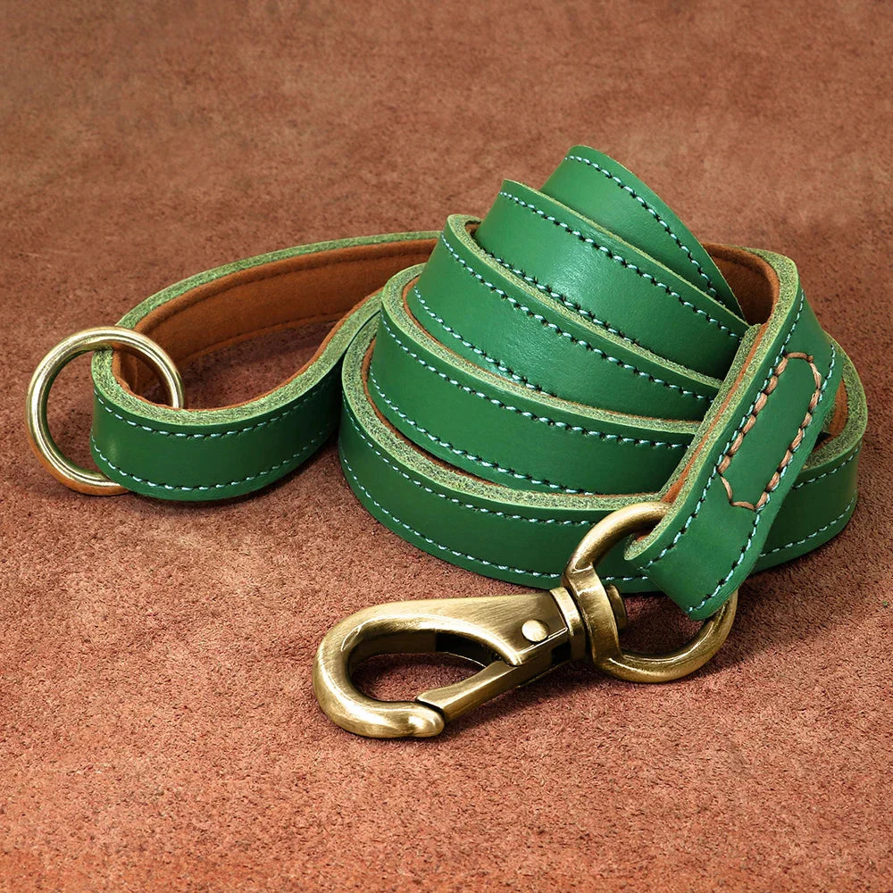 The Classic Leather Lead - Premium Dog Leash Fashioned Furbabies