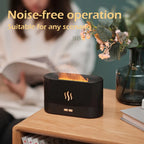 Aroma Diffuser Air Humidifier Ultrasonic Cool Mist Maker With LED Lighting Simulation Colorful Flame Fragrance Machine Lootquake LLC