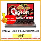 Hot Lenovo LEGION R7000P 2024 Ryzen R7 8845H Geforce RTX4060 8GB 16G/32G RAM 1T SSD 16INCH 2.5K 165Hz Screen 100% sRGB