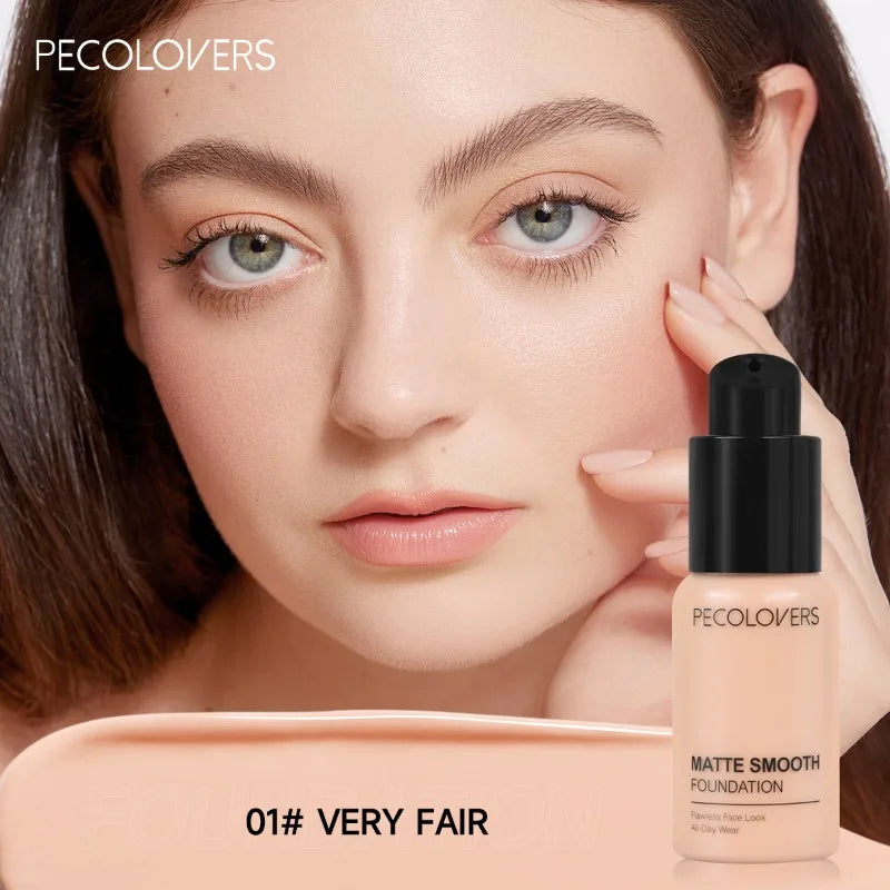 Facial Liquid Foundation 30ml High Coverage Waterproof and Sweatproof Concealer Makeup Foundation Liquid Foundation Makeup Lootquake LLC