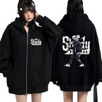 Rapper Eminem Slim Shady Music Rap Fashion Zip Up Hoodie Hip Hop Oversized Hooded Zipper Sweatshirt Casual Streetwear Coats Male Lootquake LLC