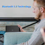DOSS Wireless Bluetooth Speaker SoundBox BT 5.0 Touch Control Portable Music Sound Box 12W Stereo Sound IPX5 Waterproof Speakers Lootquake LLC