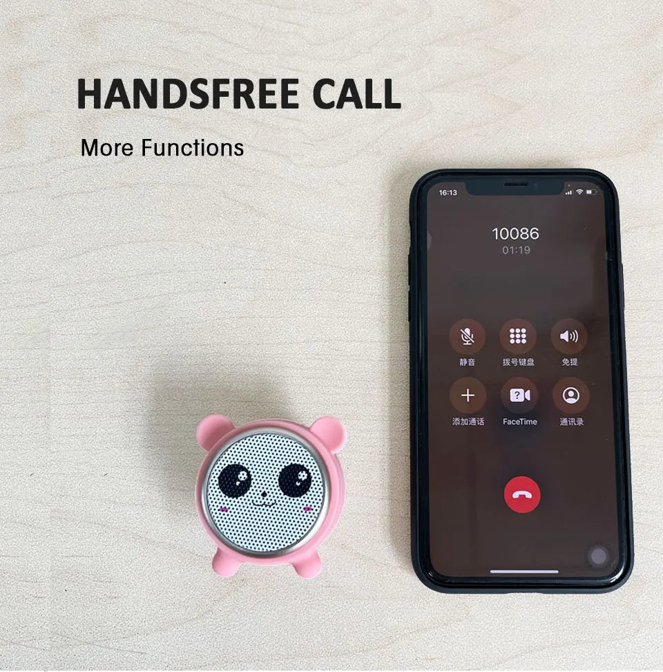 Wireless Bluetooth Animal Speaker Box HIFI Power Mini Speakers TWS Sound Speakers for Outdoor or Office home Panda Baby Lootquake LLC