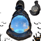 Halloween Death Water Ball Decoration Ornament Creative Home Office Desktop Decoration Halloween Theme Party Prop Festival Gift