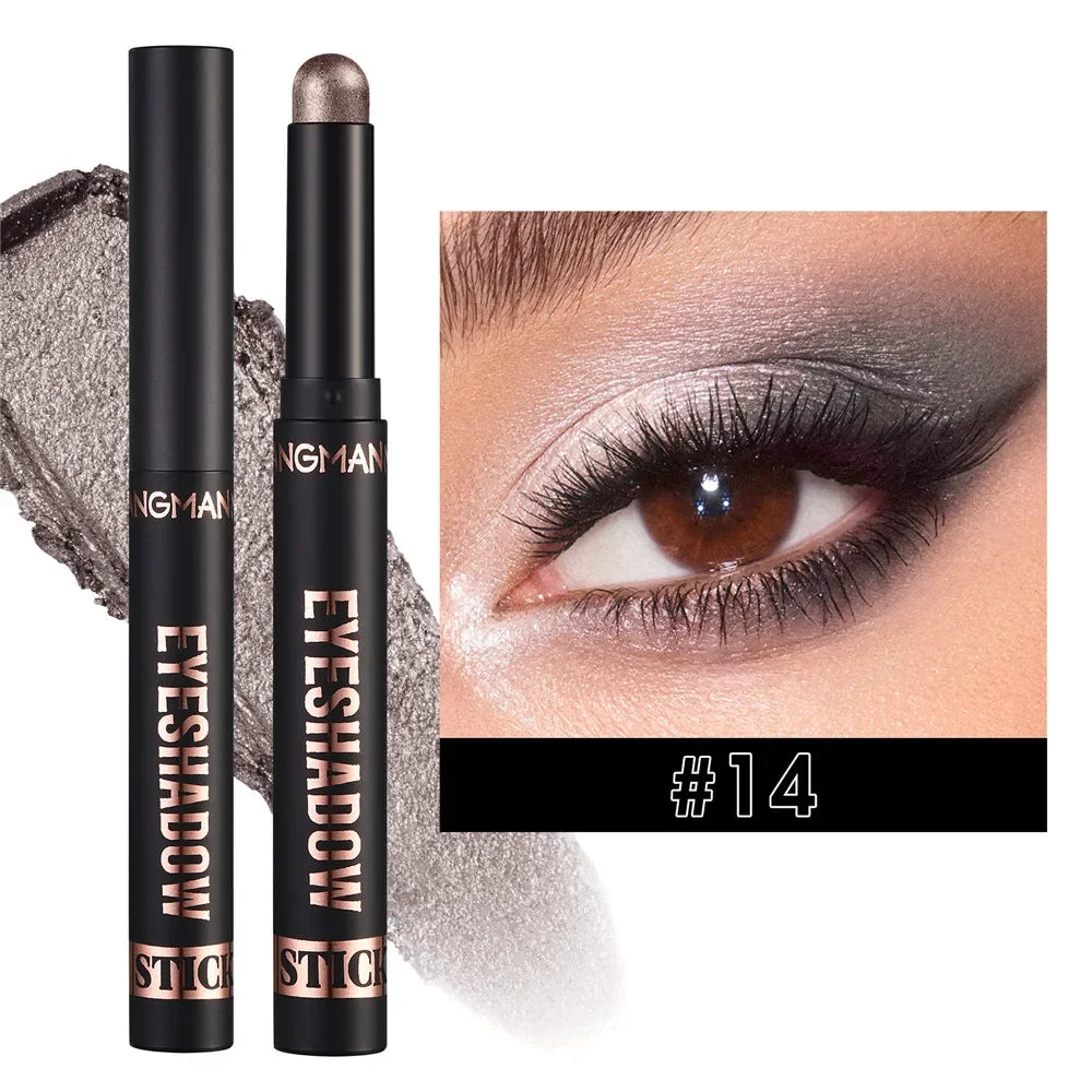1PC Waterproof Pearlescent Eyeshadow Pencil Stick 8 Colors Lasting Glitter Shimmer Eye Shadow Highlighter Pen Eyes Makeup Tools Lootquake LLC