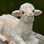 Sheep Sculpture  Cute Micro Landscape Sheep Sculpture  Synthetic Resin Animal Figurine Lootquake LLC