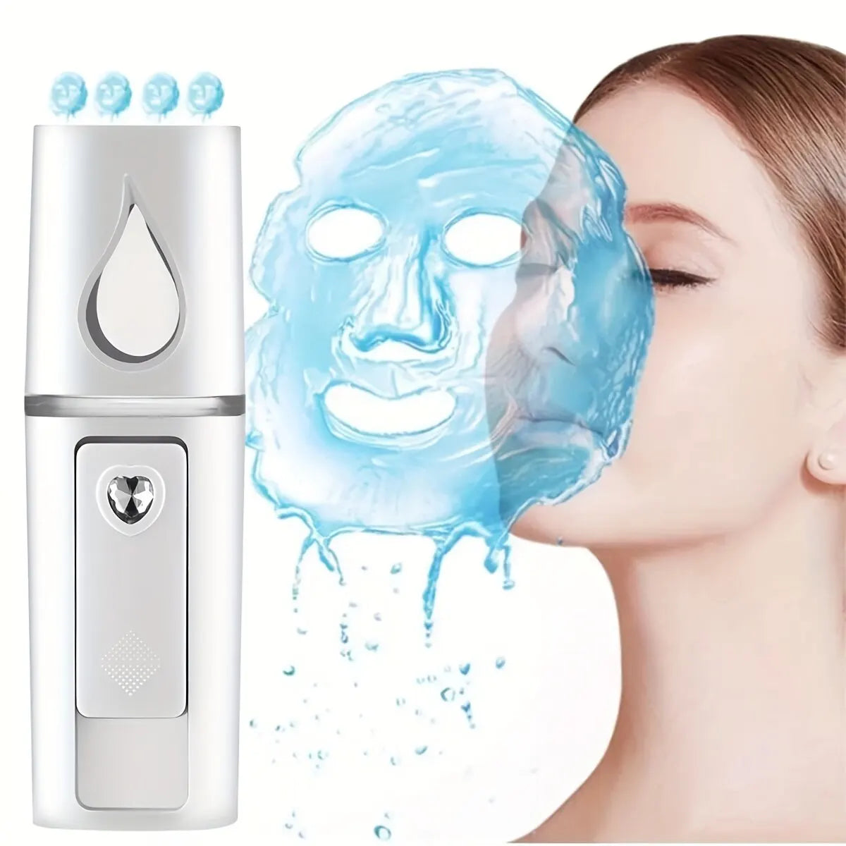 Mini Nano Mist Sprayer Cooler Facial Steamer Humidifier USB Rechargeable Face Moisturizing Nebulizer Beauty Skin Care Lootquake LLC