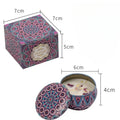 1Pcs/Box Scented Candle Set Gift Islamic Arabian Patterns Fragrance Candle Jar DIY Smokeless Couples Romantic Incense Candles Lootquake LLC