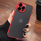 Luxury Shockproof Armor Phone Case For iPhone 11 12 13 14 Pro Max Silicone Clear Hard Cover Protective Hard Back Cover with Soft Edge Bumper Shockproof Anti-Drop Case For iPhone Stevvex