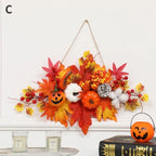 Halloween Decoration Maple Leaf Pumpkin Decorative Pendant Harvest Festival Wall Hanging Props Autumn Fall Decor Lootquake LLC