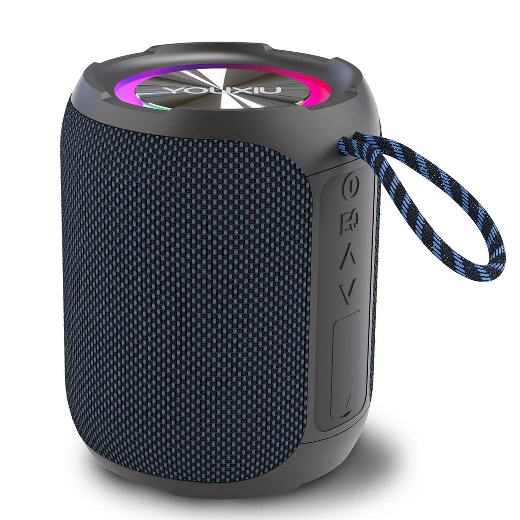 Portable Bluetooth Speaker BT5.0 IPX7 Waterproof Stereo Music Surround Wireless Speaker With LED Light Subwoofer Outdoor Speaker Lootquake LLC