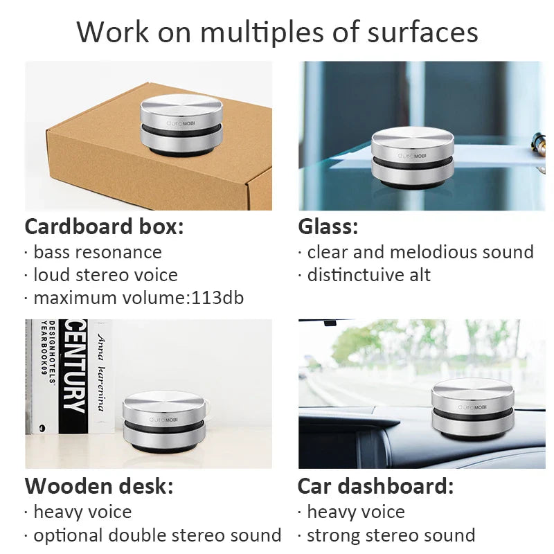 Bone Conduction Speaker Vibration Bluetooth Stereo Audio Digital TWS Wireless Smallest Portable DURAMOBI Humbird Speaker Lootquake LLC