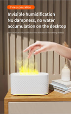 Colorful Simulation Flame Aroma Diffuser Home Hotel Desktop USB Air Humidifier Lootquake LLC