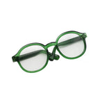 Labubu 6.5cm Transparent Plastic Glasses for 1/8 1/6 1/3 1/4 BJD for Labubu MSD Plush for EXO Doll Sunglasses Lootquake LLC