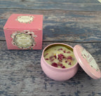 Soybean wax dried flower scented candle? Wedding companion gift birthday gift floral fragrance incense candle Lootquake LLC