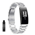 Fitbit Inspire 2, 1, HR Stainless Steel Strap - Elegant Metal Band