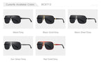 BARCUR Polarized Sunglasses for Men – Trendy UV400 Gradient Lens Oval Comfortable Frame Sports Driving Hiking Fishing Outdoor Fashion Eyewear with Durable Stainless Steel Frame – Casual Apparel Accessory Gift for Him Stevvex