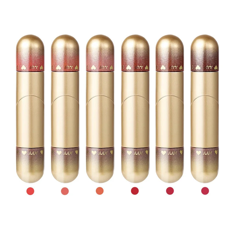 1pcs Double-head lip gloss lipstick, hydrating and moisturizing, foldable, sparkling mirror-like, nourishing lip gloss Lootquake LLC