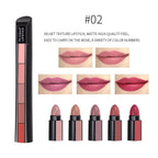 5 in 1 Lipstick Set Lightweight Matte Velvet Long Lasting Combination Lipstick Nourish Moisturizing Professional Lipliner Makeup Lootquake LLC