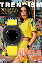 Shengke Women Creative Wristwatch Ladies Watches Yellow Leather Band Best Gifts Wristwatches Clock Montres Femme Reloj Mujer