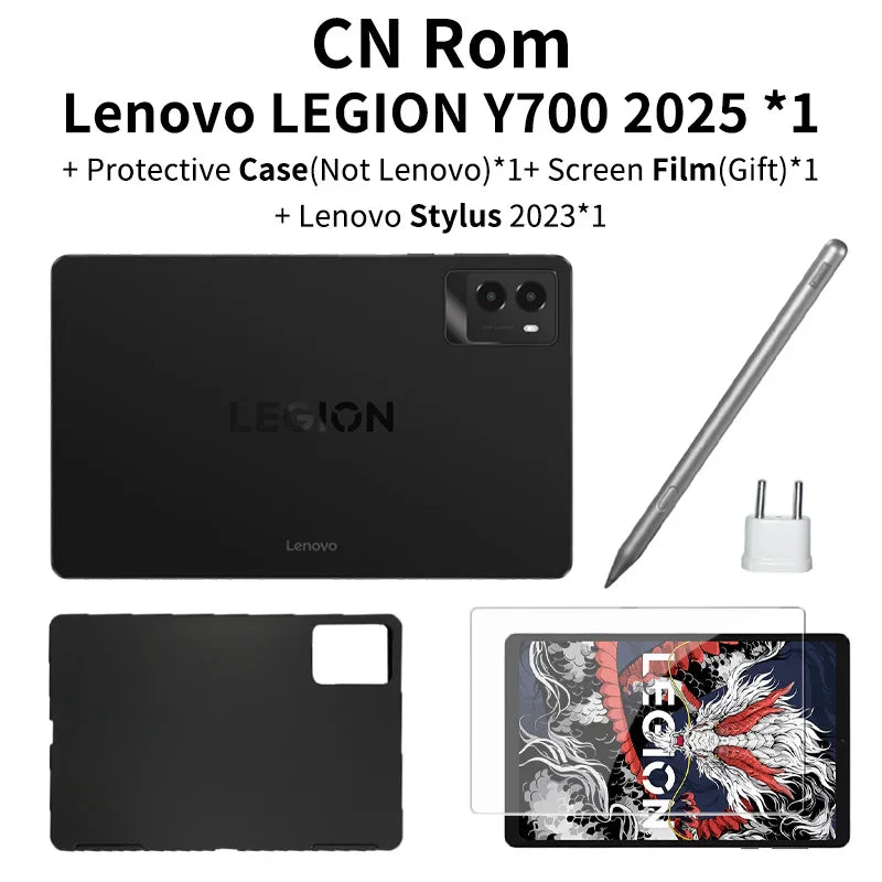 Lenovo Legion Y700 2025 8.8-inch gaming tablet Snapdragon 8 Gen3/8 core /Android 14 /12GB256GB/16GB512GB/WIFI/Black Lootquake LLC