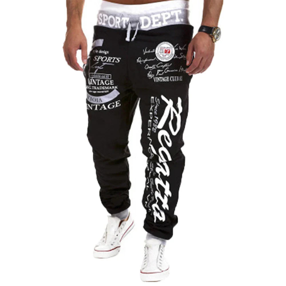 Men's Active Sweatpants Drawstring Elastic Waist - SJB-DIAMOND ELITES