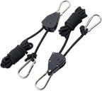 Lanyard Hanging 1/8" Grow Tent LED Grow Light Pulley Rope Ratchet Adjustable Rope For Room Box Growing Light Greenhouse Fixtures