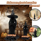 Halloween Witch Decoration Statue, Gothic Resin Sculpture Ornament, Retro Magician Decoration Craft, Dark Fantasy Decoration. Lootquake LLC