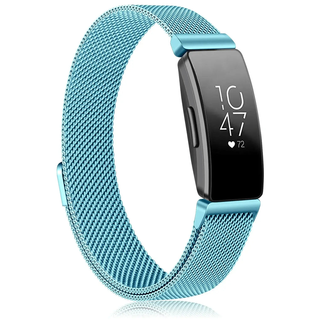 Fitbit Inspire 2, 1, HR Stainless Steel Magnetic Band - Mesh - SJB-DIAMOND ELITES