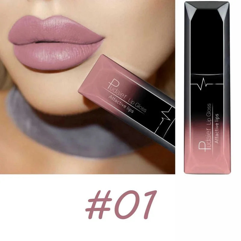Best Lip Makeup 17 Color Sexy Matte Long Lasting Lipgloss Liquid Lipstick Lip Cream Lootquake LLC