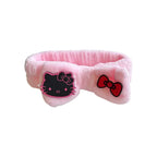 New Sanrio Hello Kitty Hair Bands 2024 New Headbands Wash Headwear Kawaii Cartoon Wash Face Makeup Hair Bands