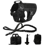 Tactical Military Vest Pet German Shepherd Golden Retriever Tactical  Training Dog Harness and Leash Set For All Breeds Dogs Pi-Mart