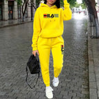 Women's Luxury Hoodie & Pants Streetwear Set THRIXINE