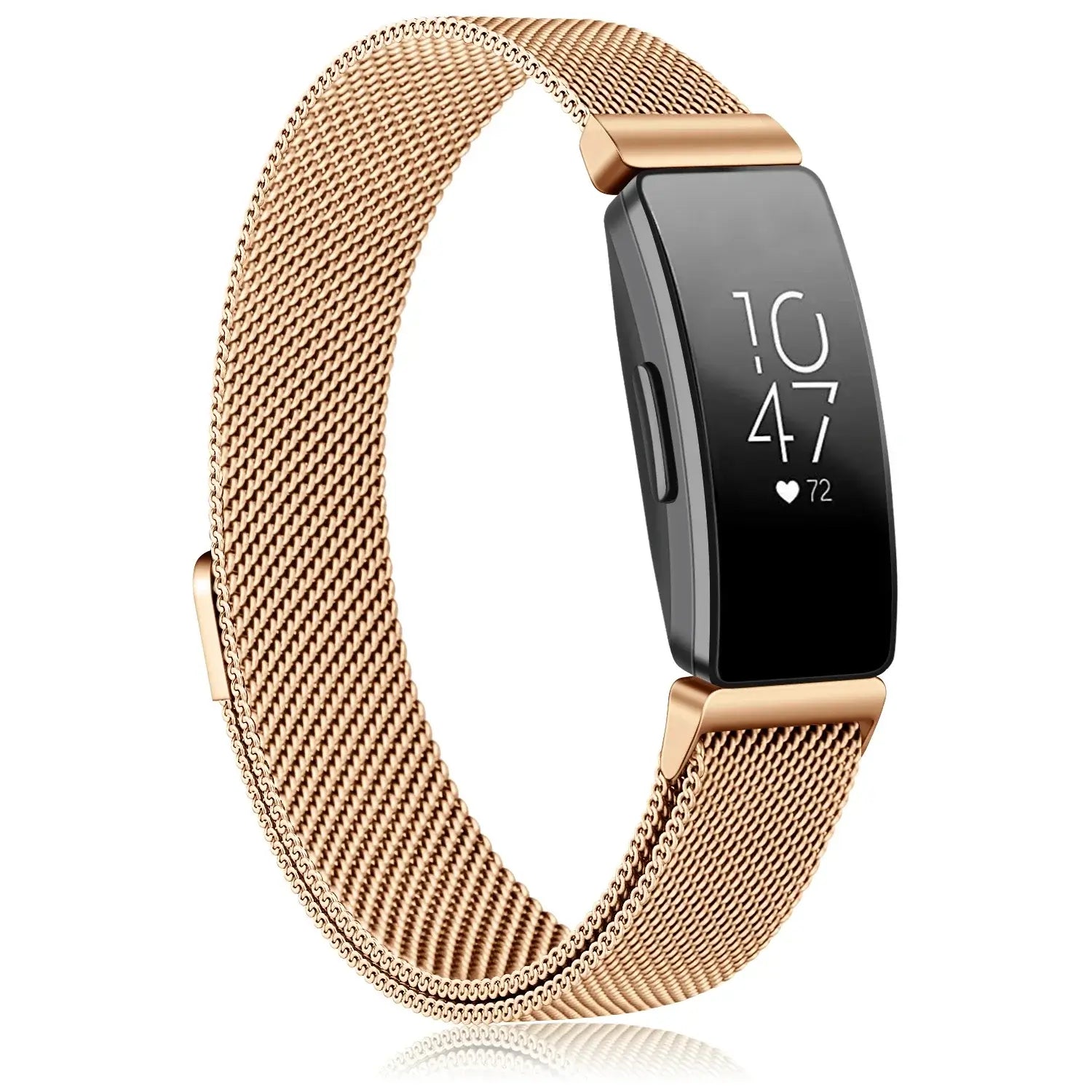 Fitbit Inspire 2, 1, HR Stainless Steel Magnetic Band - Mesh - SJB-DIAMOND ELITES